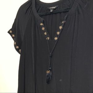 Lucky Brand gold accent dress